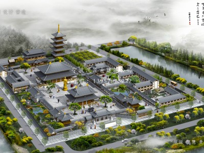 绍兴寺庙建筑总体规划方案